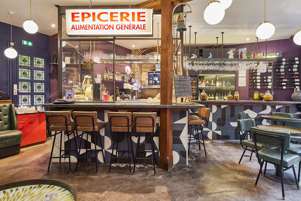 Agencement Le Lapin Bleu — Bar & Restaurant sur mesure