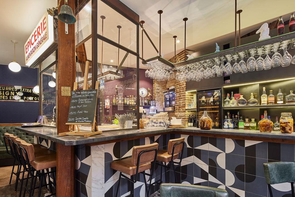 Agencement Le Lapin Bleu — Bar & Restaurant — Photo 2